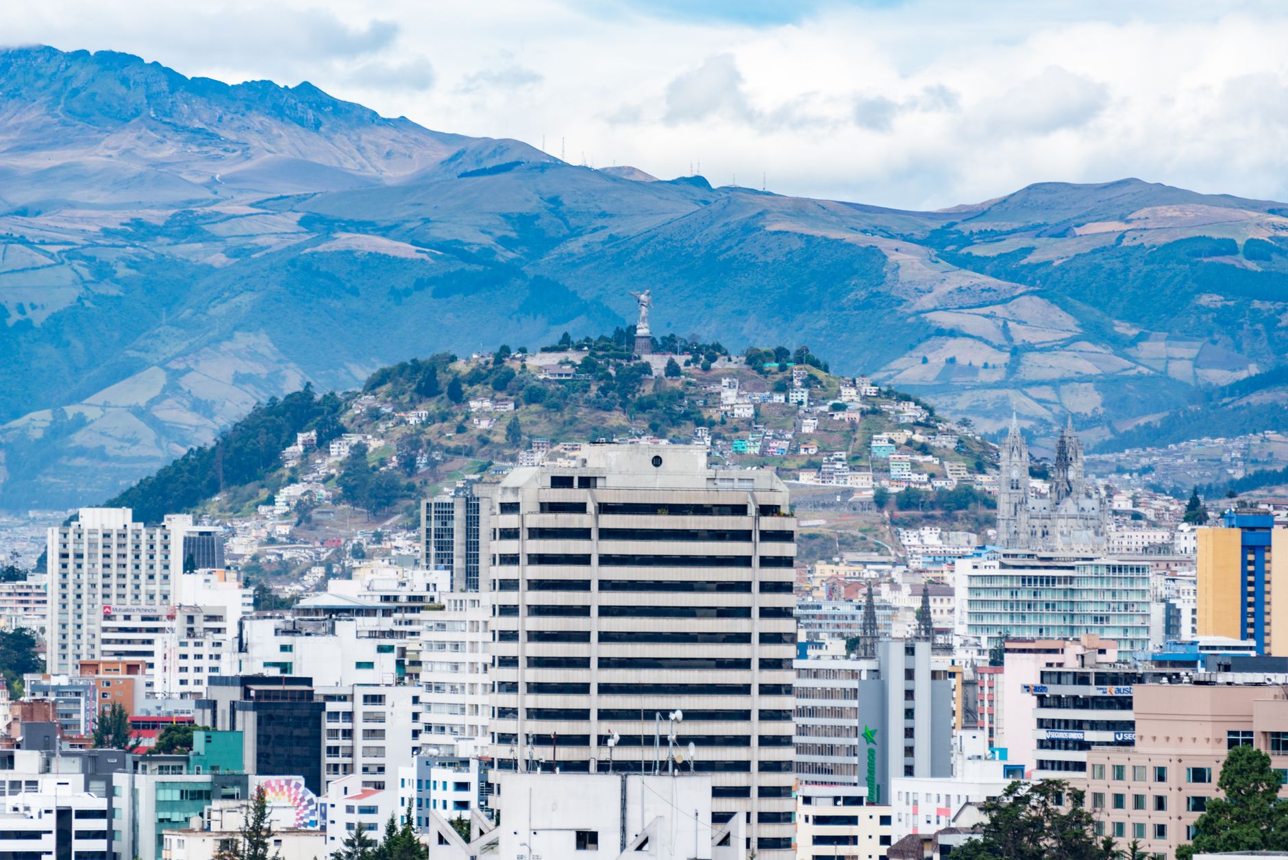 Quito skyline, Ecuador